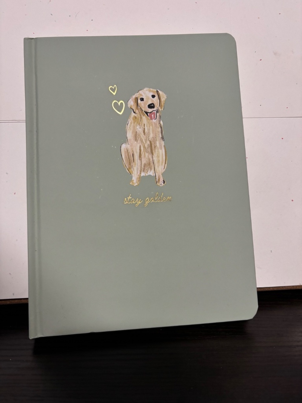 Stay Golden Dog Journal